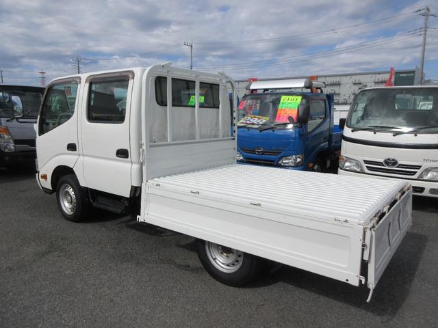 ダイナトラック Wキャブロングシングルジャストロ Wキャブ 三方開き シングルタイヤ F5速 D席エアバック 集中ドア 後席パワーウインドウ スチールデッキ 1000Kg積載(23枚目)