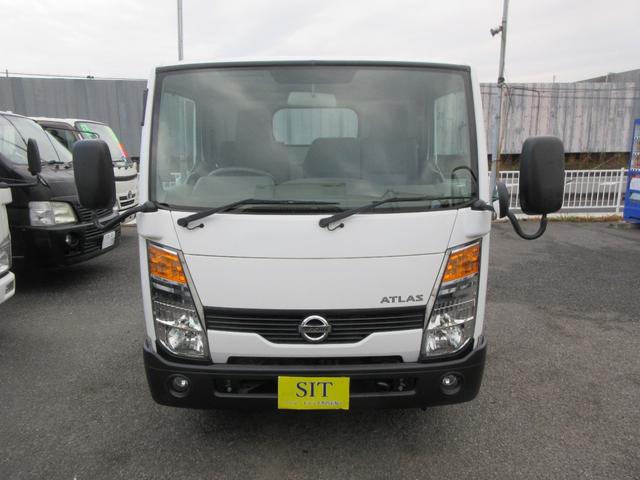 アトラストラック スーパーロー パワーゲート スーパーロー 低床 Wタイヤ F5速 ABS D席エアバッグ 集中ドア 左電格ミラー 極東製600Kg型垂直ゲート 2段式ゲート 荷台板張り 車両総重量3490Kg 1500Kg積載(2枚目)