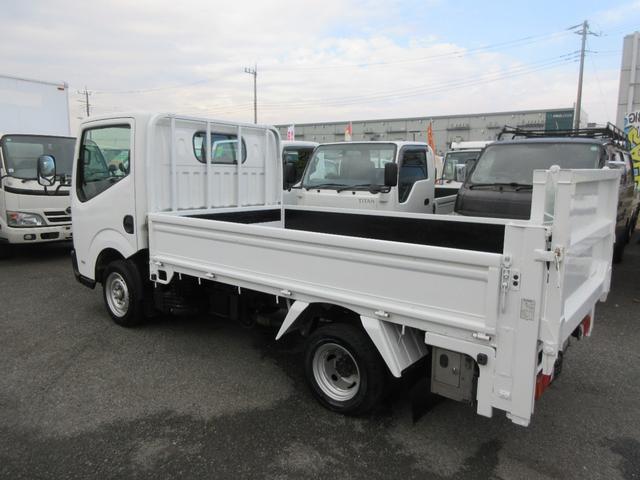 アトラストラック スーパーロー パワーゲート スーパーロー 低床 Wタイヤ F5速 ABS D席エアバッグ 集中ドア 左電格ミラー 極東製600Kg型垂直ゲート 2段式ゲート 荷台板張り 車両総重量3490Kg 1500Kg積載(9枚目)