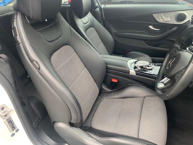 Cクラス C180クーペ レーダーセーフティパッケージ ハーフレザーシート シートヒーター レーダークルーズ 純正HDDナビ フルセグTV バックカメラ ブルートゥースオーディオ ETC スマートキー LEDヘッドライト(8枚目)