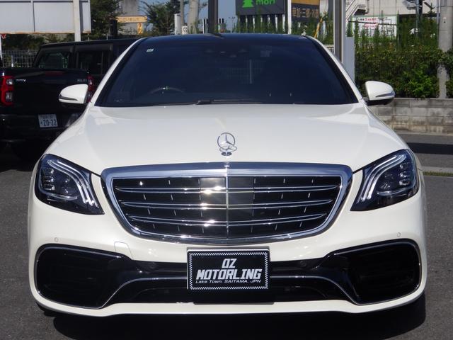 Ｓクラス Ｓ５５０ロング　Ｓ６３後期仕様　Ｂｌｕｅｔｏｏｔｈ対応ナビ　全周囲カメラ　ブルメスターサウンド　パノラマサンルーフ　本革シート　フルエアロ　可変バルブ付き社外マフラー　ＲＯＨＡＮＡ２２インチＡＷ　グー鑑定書付き（9枚目）