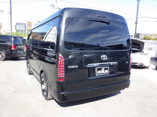 ハイエースワゴン ＧＬ　Ｂｌｕｅｔｏｏｔｈ対応ナビ　後席モニター　ＦＬＥＸオリジナルアレンジＡＳ　フロントエアロ　ブロックローダウン　社外１７インチＡＷ　衝突軽減　ワンオーナー　１０人乗り　ＯＢＤ診断済み　グー鑑定書付き（15枚目）