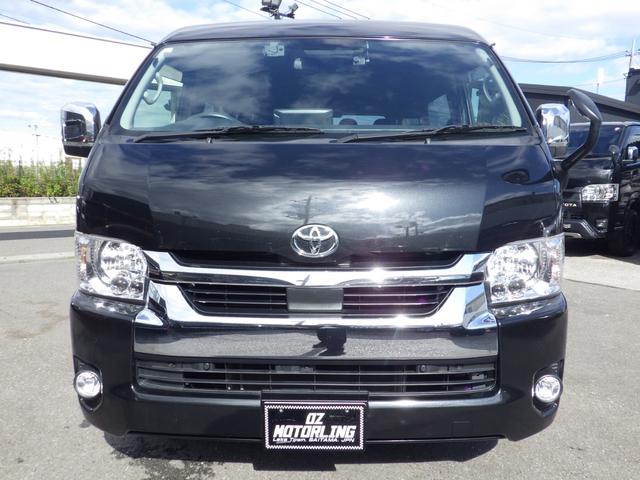 ハイエースワゴン GL ALPINEナビ/フリップダウンモニター HDMI接続 ETC ドラレコ ユピテルレーダー 15インチタイヤ セーフティセンス スマートキー×2 禁煙車 10人乗り OBD診断済み グー鑑定書付き(9枚目)