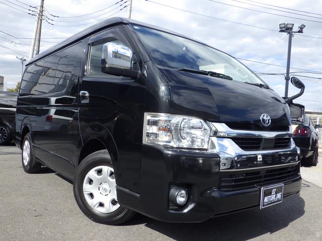 ハイエースワゴン GL ALPINEナビ/フリップダウンモニター HDMI接続 ETC ドラレコ ユピテルレーダー 15インチタイヤ セーフティセンス スマートキー×2 禁煙車 10人乗り OBD診断済み グー鑑定書付き(10枚目)