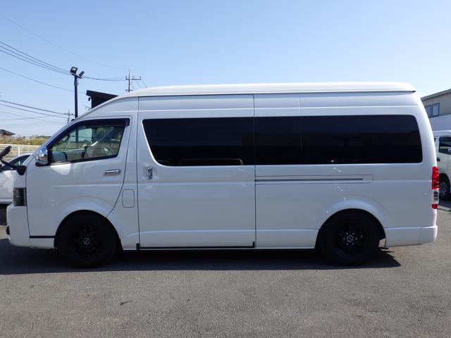 ハイエースワゴン グランドキャビン 4WD ALPINEBIGXナビ/後席モニター SOREXヒッチメンバー オーバーフェンダー 玄武ブロックローダウン DELF15インチAW 寒冷地仕様 10人乗り OBD診断済みグー鑑定書付き(12枚目)