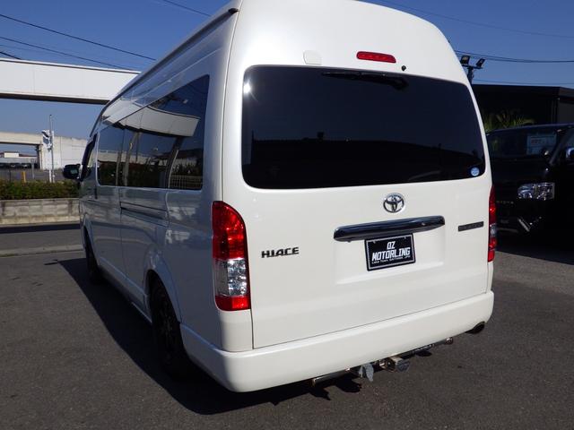 ハイエースワゴン グランドキャビン 4WD ALPINEBIGXナビ/後席モニター SOREXヒッチメンバー オーバーフェンダー 玄武ブロックローダウン DELF15インチAW 寒冷地仕様 10人乗り OBD診断済みグー鑑定書付き(13枚目)