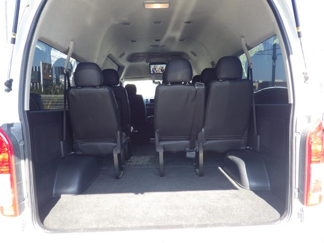 ハイエースワゴン グランドキャビン 4WD ALPINEBIGXナビ/後席モニター SOREXヒッチメンバー オーバーフェンダー 玄武ブロックローダウン DELF15インチAW 寒冷地仕様 10人乗り OBD診断済みグー鑑定書付き(15枚目)