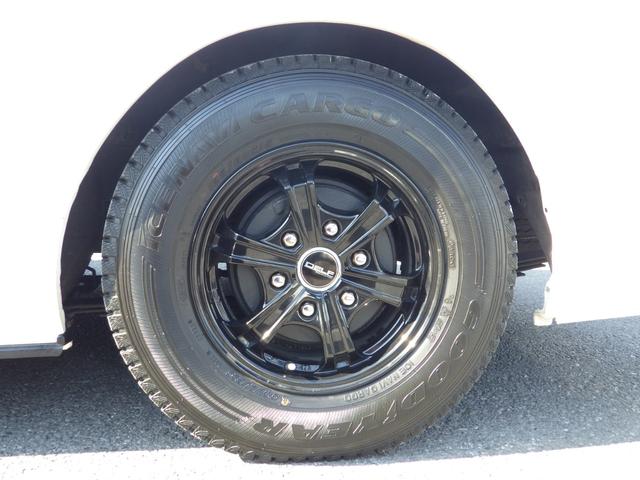 ハイエースワゴン グランドキャビン 4WD ALPINEBIGXナビ/後席モニター SOREXヒッチメンバー オーバーフェンダー 玄武ブロックローダウン DELF15インチAW 寒冷地仕様 10人乗り OBD診断済みグー鑑定書付き(16枚目)
