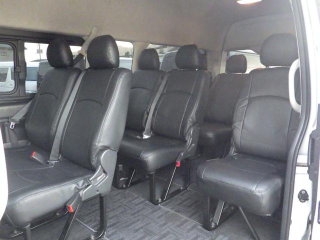 ハイエースワゴン グランドキャビン 4WD ALPINEBIGXナビ/後席モニター SOREXヒッチメンバー オーバーフェンダー 玄武ブロックローダウン DELF15インチAW 寒冷地仕様 10人乗り OBD診断済みグー鑑定書付き(29枚目)