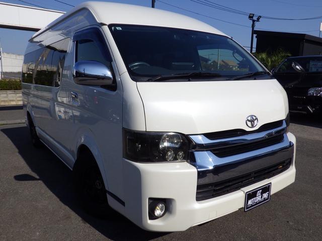 ハイエースワゴン グランドキャビン 4WD ALPINEBIGXナビ/後席モニター SOREXヒッチメンバー オーバーフェンダー 玄武ブロックローダウン DELF15インチAW 寒冷地仕様 10人乗り OBD診断済みグー鑑定書付き(33枚目)