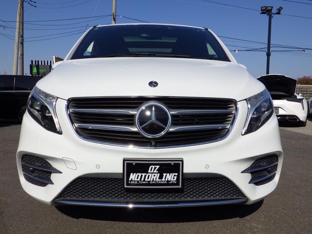 Vクラス V220d スポーツ ロング Bluetooth対応ナビ ブルメスターサウンド 前後ドラレコ 全周囲カメラ ブラインドスポットモニター パノラミックスライディングルーフ 本革シート 純正19インチAW 禁煙車 正規輸入車 鑑定書付(9枚目)