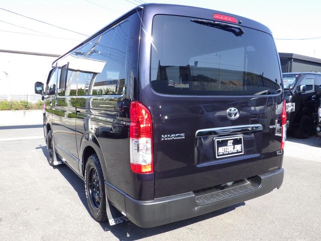ハイエースバン スーパーGL ダークプライム 4WD Bluetooth対応ナビTV セーフティセンス 専用ハーフレザーシート ベットキット エアロバンパー 6型ドアミラー LMG16インチアルミ リア小窓 OBD診断済み グー鑑定書付き(13枚目)
