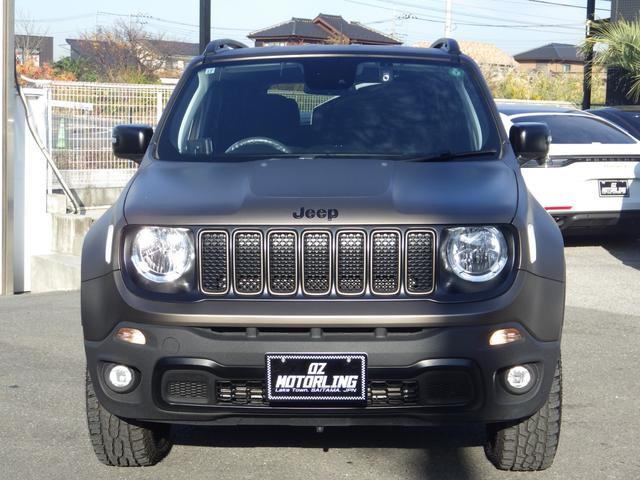 ジープ・レネゲード トレイルホーク 4WD Bluetooth対応ナビTV ドラレコ フロント/サイド/リア全周囲カメラ XTREME-J16インチアルミ マットブロンズ全塗装済 後期型 正規ディーラー車 OBD診断済み グー鑑定書付き(9枚目)