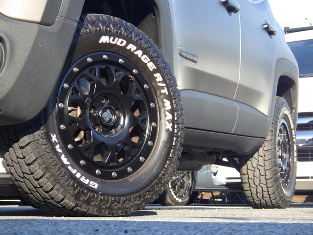 ジープ・レネゲード トレイルホーク 4WD Bluetooth対応ナビTV ドラレコ フロント/サイド/リア全周囲カメラ XTREME-J16インチアルミ マットブロンズ全塗装済 後期型 正規ディーラー車 OBD診断済み グー鑑定書付き(16枚目)