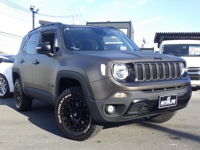 ジープ・レネゲード トレイルホーク 4WD Bluetooth対応ナビTV ドラレコ フロント/サイド/リア全周囲カメラ XTREME-J16インチアルミ マットブロンズ全塗装済 後期型 正規ディーラー車 OBD診断済み グー鑑定書付き(33枚目)