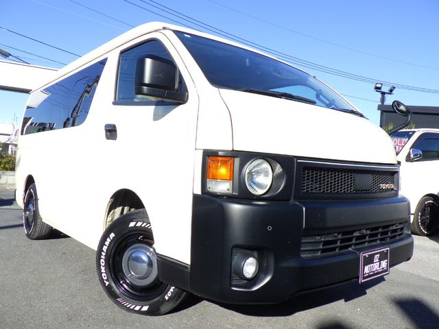 ハイエースワゴン GL 4WD Bluetooth対応ナビ 後席モニター FLEXFDシリーズベッドキット/丸目キット 社外16インチAW 衝突軽減 ワンオーナー 禁煙車 10人乗り OBD診断済み グー鑑定書付き(11枚目)