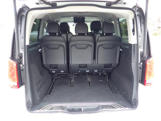 Vクラス V220d アバンギャルド ロング Bluetooth対応ナビ ALPINEフリップダウンモニター ドラレコ 全周囲カメラ ブラックレザーシート パドルシフト ブラインドスポットアシスト 純正18インチアルミ グー鑑定書付き(19枚目)