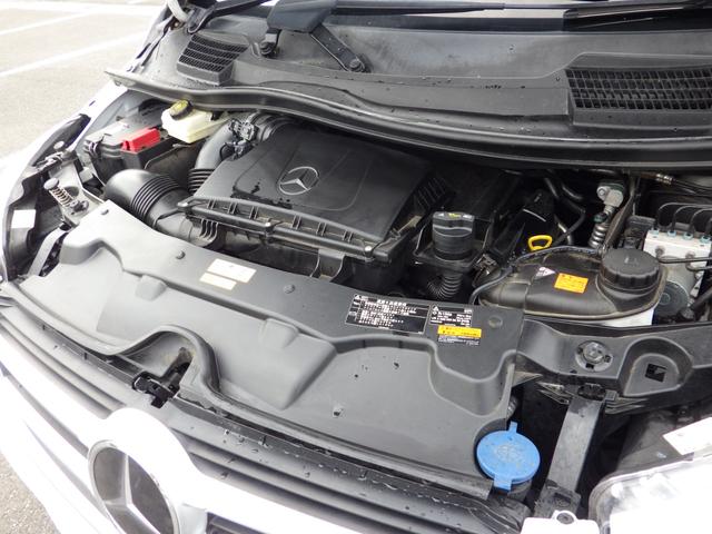 Vクラス V220d アバンギャルド ロング Bluetooth対応ナビ ALPINEフリップダウンモニター ドラレコ 全周囲カメラ ブラックレザーシート パドルシフト ブラインドスポットアシスト 純正18インチアルミ グー鑑定書付き(35枚目)