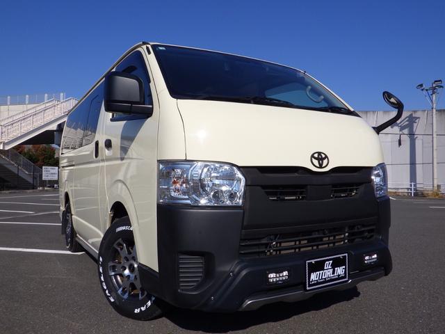 ハイエースバン ロングＤＸ　Ｂｌｕｅｔｏｏｔｈ対応ナビ　全周囲アラウンドビューカメラ　ドラレコ　デジタルインナーミラー　ＴＲＤフルエアロ／マッドフラップ／１５インチＡＷ　特注カラー　衝突軽減　ＯＢＤ診断済み　グー鑑定書付き（29枚目）