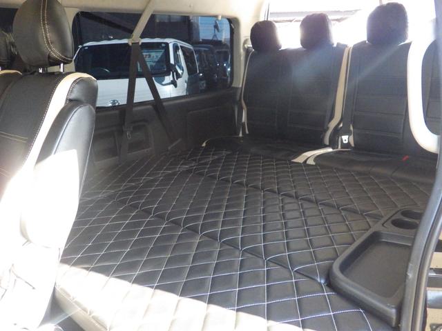 ハイエースワゴン ＧＬ　アルパインビックＸナビ　フィリップダウンモニター　Ｂｌｕｅｔｏｏｔｈ／ＵＳＢ／ＨＤＭＩ接続　前後ドラレコ　セーフティセンス　黒革調シート　ベットキット　ＯＢＤ診断済み　１０人乗り　グー鑑定書付き（26枚目）