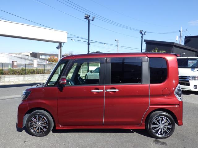 タント カスタムＸ　トップエディションＳＡＩＩＩ　Ｂｌｕｅｔｏｏｔｈ対応ナビ　ＵＳＢ接続可能　前後ドラレコ　スマートアシスト　ハーフレザーシート　アイドリングストップ　パワースライドドア　後期型　禁煙車　記録簿４枚　ＯＢＤ診断済み　鑑定書付き（10枚目）