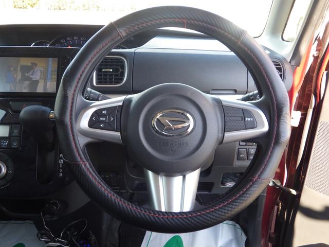 タント カスタムＸ　トップエディションＳＡＩＩＩ　Ｂｌｕｅｔｏｏｔｈ対応ナビ　ＵＳＢ接続可能　前後ドラレコ　スマートアシスト　ハーフレザーシート　アイドリングストップ　パワースライドドア　後期型　禁煙車　記録簿４枚　ＯＢＤ診断済み　鑑定書付き（18枚目）