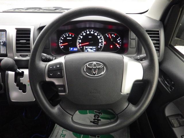 ハイエースワゴン ＧＬ　Ｂｌｕｅｔｏｏｔｈ対応ナビ　プッシュスターター　ＢＬＵＭＥセカンドシート　フロントエアロ　３．５インチ玄武ブロックローダウン　社外１５インチＡＷ　１０人乗り　ＯＢＤ診断済み　グー鑑定書付き（18枚目）