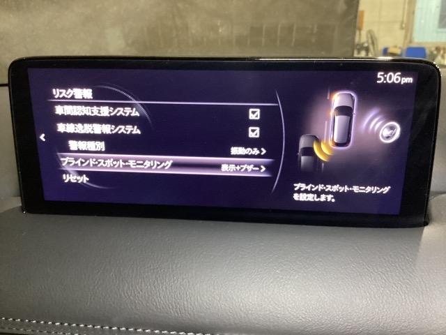 ＣＸ－８ ２５Ｓ　スポーツ　アピアランス　７人乗り　ＥＴＣ　電動リアゲート　ＴＶ（フルセグ）　Ｂｌｕｅｔｏｏｔｈ接続　３６０°ビューモニター　電動シート　シートヒーター　Ｂｌｕｅｔｏｏｔｈ　オートマチックハイビーム　電動シート　３列シート（17枚目）