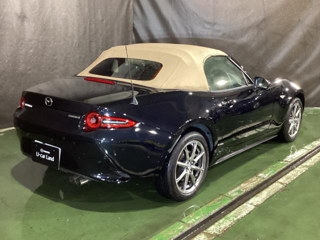 ロードスター 1.5 S レザーパッケージ V セレクション 6AF ETC オートライト ドラレコ Bluetooth接続 アイドリングストップ 衝突被害軽減ブレーキ フルセグTV BTオーディオ LEDヘッドライト オートライト 本革シート スマートキー(38枚目)