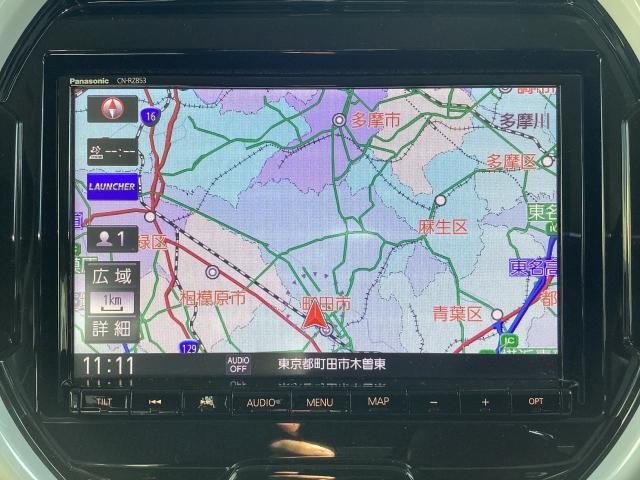 フルセグメモリーナビ付き！今まで行った事の無い所へのドライブでも安心です。もちろんＤＶＤの再生も可能です！