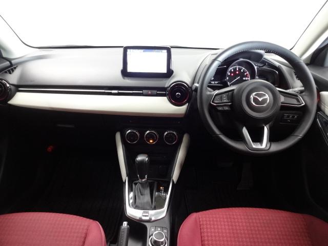 デミオ 1.5 15S ノーブル クリムゾン ナビ 地デジ DVD再生 Bluetooth ハイビームコントロール シートヒーター BSM リア障害物センサー クリアランスソナー Bluetoothオーディオ 1オーナー LEDヘッドランプ(2枚目)