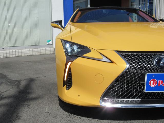 ＬＣ５００ｈ　Ｓパッケージ　アルカンターラ／本革シート・ブラック＆オレンジ内装・ベンチレーションシート・純正ナビ・フルセグ・３眼ＬＥＤ・ＣＦＲＰルーフ・アクティブリアウィング・純正２１ＡＷ・コーナーソナー・プリクラッシュ・(46枚目)