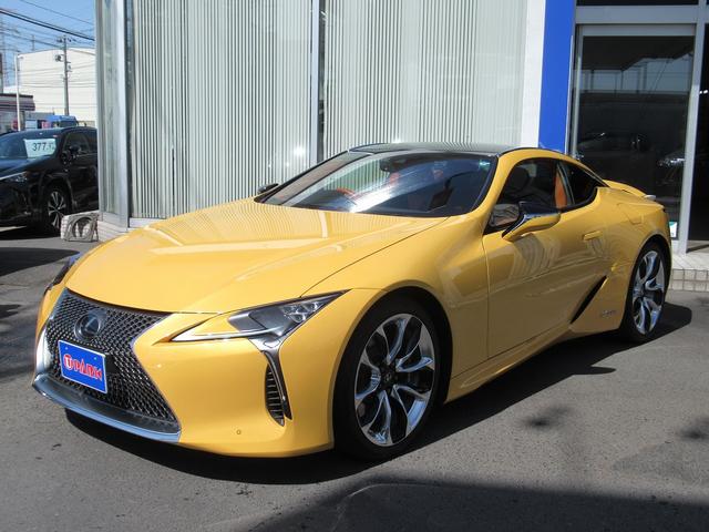 ＬＣ５００ｈ　Ｓパッケージ　アルカンターラ／本革シート・ブラック＆オレンジ内装・ベンチレーションシート・純正ナビ・フルセグ・３眼ＬＥＤ・ＣＦＲＰルーフ・アクティブリアウィング・純正２１ＡＷ・コーナーソナー・プリクラッシュ・(63枚目)