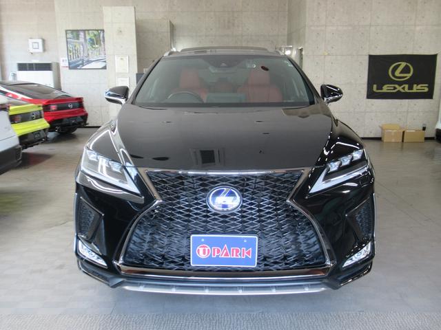 ＲＸ ＲＸ４５０ｈ　Ｆスポーツ　後期・１オーナー・赤革エアシート・ＳＲ・純正タッチパネルナビ・フルセグ・Ｓ／Ｂカメラ・純正２０ＡＷ・パワーバックドア・ルーフレール・パドルシフト・ステアヒーター・オートＨＩビーム・置くだけ充電（5枚目）