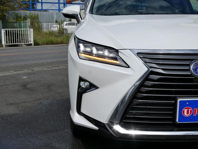 ＲＸ ＲＸ４５０ｈＬ　茶革エアシート・パノラミックビュー・３眼ＬＥＤヘッド・セーフティーＳ・純正ナビ・フルセグ・純正２０ＡＷ・ＨＵＤ・ＢＳＭ・パワーバックドア・ウッドコンビＨ・リアシートヒーター・オートＨＩビーム・７人乗り（55枚目）