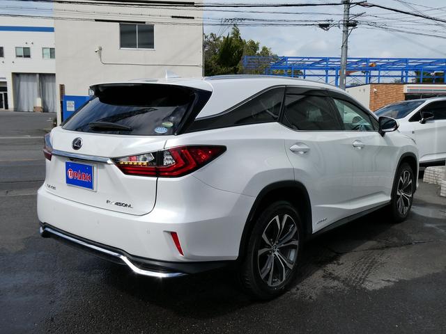 ＲＸ ＲＸ４５０ｈＬ　茶革エアシート・パノラミックビュー・３眼ＬＥＤヘッド・セーフティーＳ・純正ナビ・フルセグ・純正２０ＡＷ・ＨＵＤ・ＢＳＭ・パワーバックドア・ウッドコンビＨ・リアシートヒーター・オートＨＩビーム・７人乗り（74枚目）