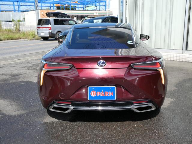 ＬＣ ＬＣ５００ｈ　Ｌパッケージ　茶革エアシート・ガラスルーフ・３眼ＬＥＤヘッド・セーフティＳ・純正ナビ・フルセグ・ＯＰ２１ＡＷ・Ｂカメラ・ＨＵＤ・ＢＳＭ・ＬＫＡ・パドルシフト・オートＨＩビーム・本革ステア・ＥＴＣ２．０・ドラレコ（8枚目）