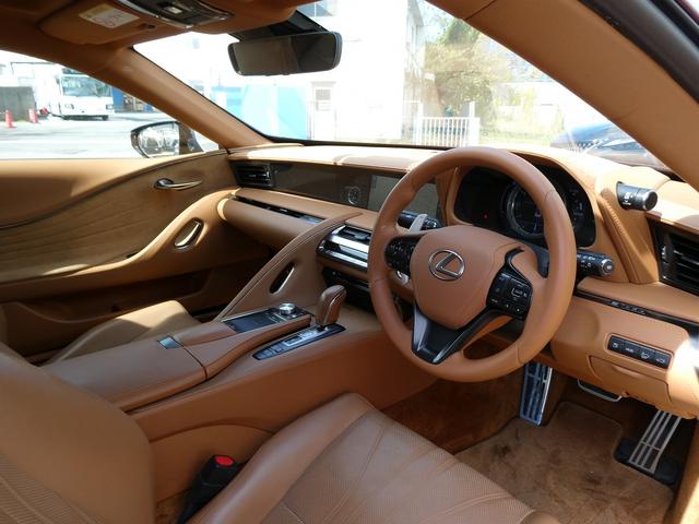 ＬＣ ＬＣ５００ｈ　Ｌパッケージ　茶革エアシート・ガラスルーフ・３眼ＬＥＤヘッド・セーフティＳ・純正ナビ・フルセグ・ＯＰ２１ＡＷ・Ｂカメラ・ＨＵＤ・ＢＳＭ・ＬＫＡ・パドルシフト・オートＨＩビーム・本革ステア・ＥＴＣ２．０・ドラレコ（12枚目）