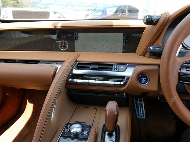 ＬＣ ＬＣ５００ｈ　Ｌパッケージ　茶革エアシート・ガラスルーフ・３眼ＬＥＤヘッド・セーフティＳ・純正ナビ・フルセグ・ＯＰ２１ＡＷ・Ｂカメラ・ＨＵＤ・ＢＳＭ・ＬＫＡ・パドルシフト・オートＨＩビーム・本革ステア・ＥＴＣ２．０・ドラレコ（19枚目）