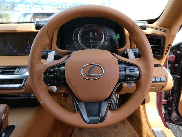 ＬＣ ＬＣ５００ｈ　Ｌパッケージ　茶革エアシート・ガラスルーフ・３眼ＬＥＤヘッド・セーフティＳ・純正ナビ・フルセグ・ＯＰ２１ＡＷ・Ｂカメラ・ＨＵＤ・ＢＳＭ・ＬＫＡ・パドルシフト・オートＨＩビーム・本革ステア・ＥＴＣ２．０・ドラレコ（32枚目）