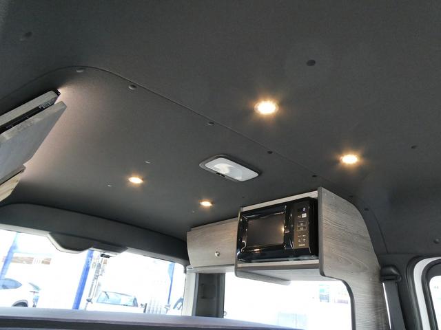 ハイエースバン スーパーGL ダークプライムII インディアンキャンパー製アパッチ・サブバッテリー×2・2段ベッド・1500Wインバーター・電子レンジ・走行充電・40L冷蔵庫・シンク・10L給排水タンク・テーブル・アルパインナビフリップダウンモニター(31枚目)