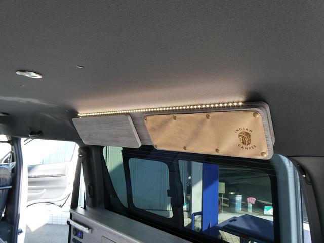 ハイエースバン スーパーGL ダークプライムII インディアンキャンパー製アパッチ・サブバッテリー×2・2段ベッド・1500Wインバーター・電子レンジ・走行充電・40L冷蔵庫・シンク・10L給排水タンク・テーブル・アルパインナビフリップダウンモニター(33枚目)