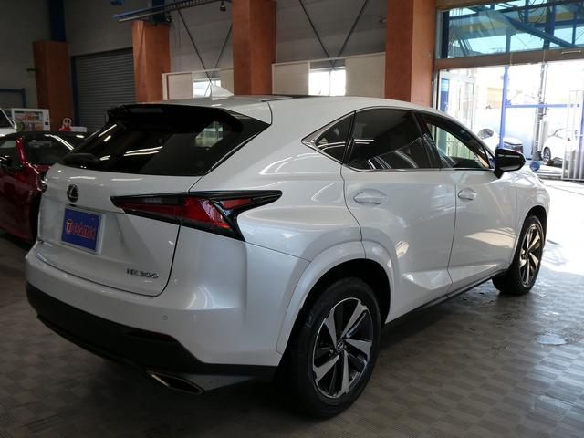 ＮＸ ＮＸ３００　スパイス＆シック　後期・黒革Ｌ－ＴＥＸエアシート・パノラマルーフ・パノラミックビュー・３眼ＬＥＤ・純正ナビ・フルセグ・後席モニター・同色フェンダー・専用内装色・パワーバックドア・ＢＳＭ・セーフティＳ・オートＨＩビーム（8枚目）