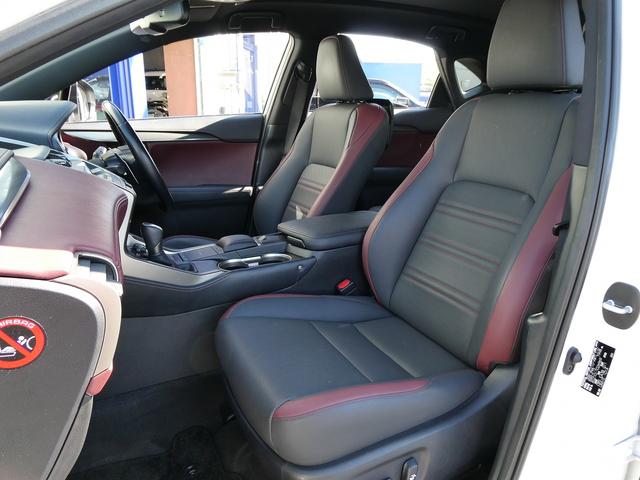 ＮＸ ＮＸ３００　スパイス＆シック　後期・黒革Ｌ－ＴＥＸエアシート・パノラマルーフ・パノラミックビュー・３眼ＬＥＤ・純正ナビ・フルセグ・後席モニター・同色フェンダー・専用内装色・パワーバックドア・ＢＳＭ・セーフティＳ・オートＨＩビーム（17枚目）