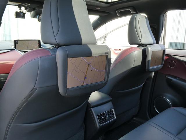 ＮＸ ＮＸ３００　スパイス＆シック　後期・黒革Ｌ－ＴＥＸエアシート・パノラマルーフ・パノラミックビュー・３眼ＬＥＤ・純正ナビ・フルセグ・後席モニター・同色フェンダー・専用内装色・パワーバックドア・ＢＳＭ・セーフティＳ・オートＨＩビーム（49枚目）