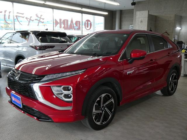 エクリプスクロスＰＨＥＶ Ｐ　１オーナー・ｅ－Ａｓｓｉｓｔ・Ｓ－ＡＷＣ・黒革ハーフレザー・アラウンドビューカメラ・純正ナビフルセグ・パドルシフト・パワーバックドア・マイパイロット・ＨＵＤ・純正１８ＡＷ・ＬＥＤヘッド・１５００Ｗ電源（5枚目）