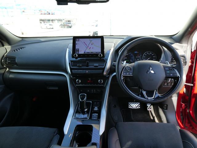 エクリプスクロスＰＨＥＶ Ｐ　１オーナー・ｅ－Ａｓｓｉｓｔ・Ｓ－ＡＷＣ・黒革ハーフレザー・アラウンドビューカメラ・純正ナビフルセグ・パドルシフト・パワーバックドア・マイパイロット・ＨＵＤ・純正１８ＡＷ・ＬＥＤヘッド・１５００Ｗ電源（10枚目）