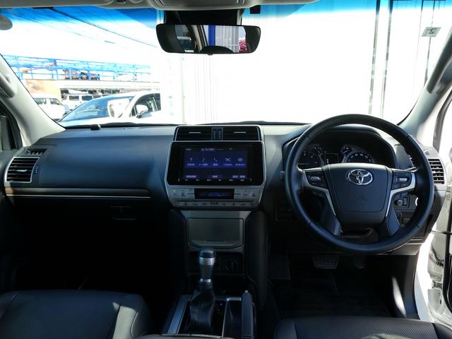 ランドクルーザープラド ＴＸ　Ｌパッケージ　１オーナー・トヨタセーフティセンス・モデリスタエアロ・黒革エアシート・純正９インチナビ・フルセグ・Ｂカメラ・ＯＰ１９ＡＷ・ＬＥＤヘッド・サイドステップ・５人乗り・ＬＫＡ・ＢＴオーディオ・パワーシート（9枚目）