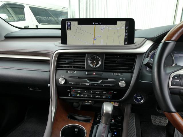 ＲＸ ＲＸ４５０ｈＬ　後期・１オーナー・茶革エアシート・パノラミックビュー・３眼ＬＥＤ・リアエンターシステム・タッチパネルナビ・フルセグ・ＨＵＤ・セーフティＳ・ＢＳＭ・オートＨＩビーム・リアシートヒーター・パワーバックドア（20枚目）