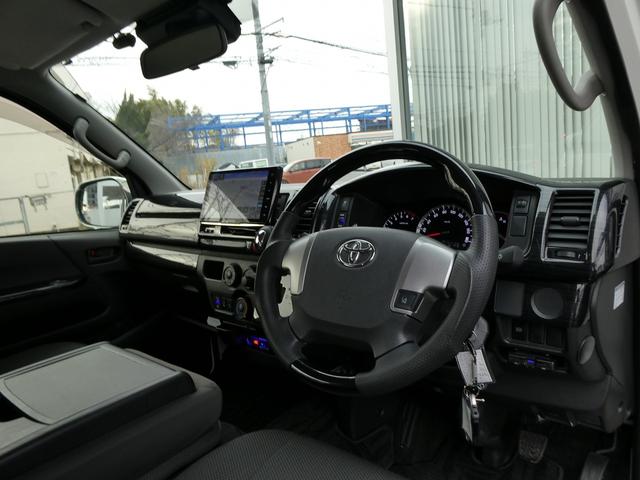 ハイエースバン ロングDX グリーンハンズ製 HAJIME リチウムバッテリー・電圧計・2000Wインバーター・外部電源・12Vクーラー・FFヒーター・走行時リアクーラー&ヒーター・シンク・40L冷蔵庫・9インチナビ・Bカメラ(53枚目)